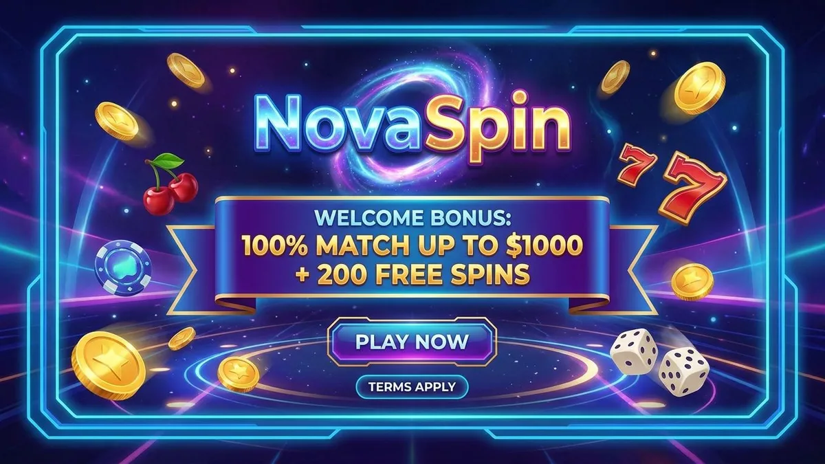 NovaSpin bonus de bun venit